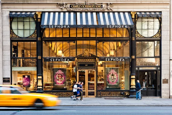 Retail storefront exterior
